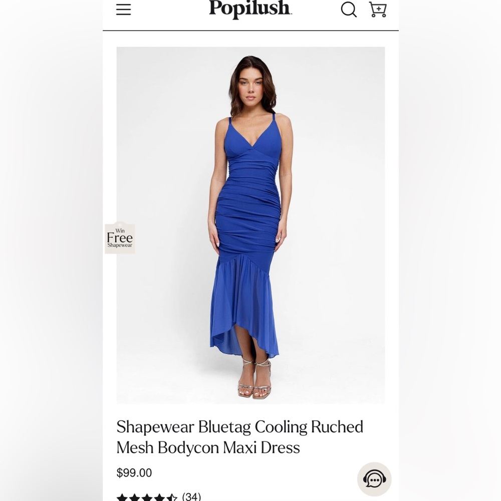 Popilush Bodycon Maxi Dress